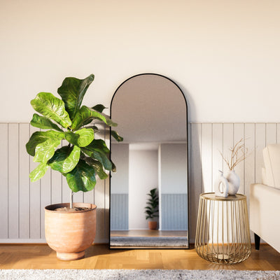 Isla Full Length Arch Mirror | 1700 x 760 | Matte Black