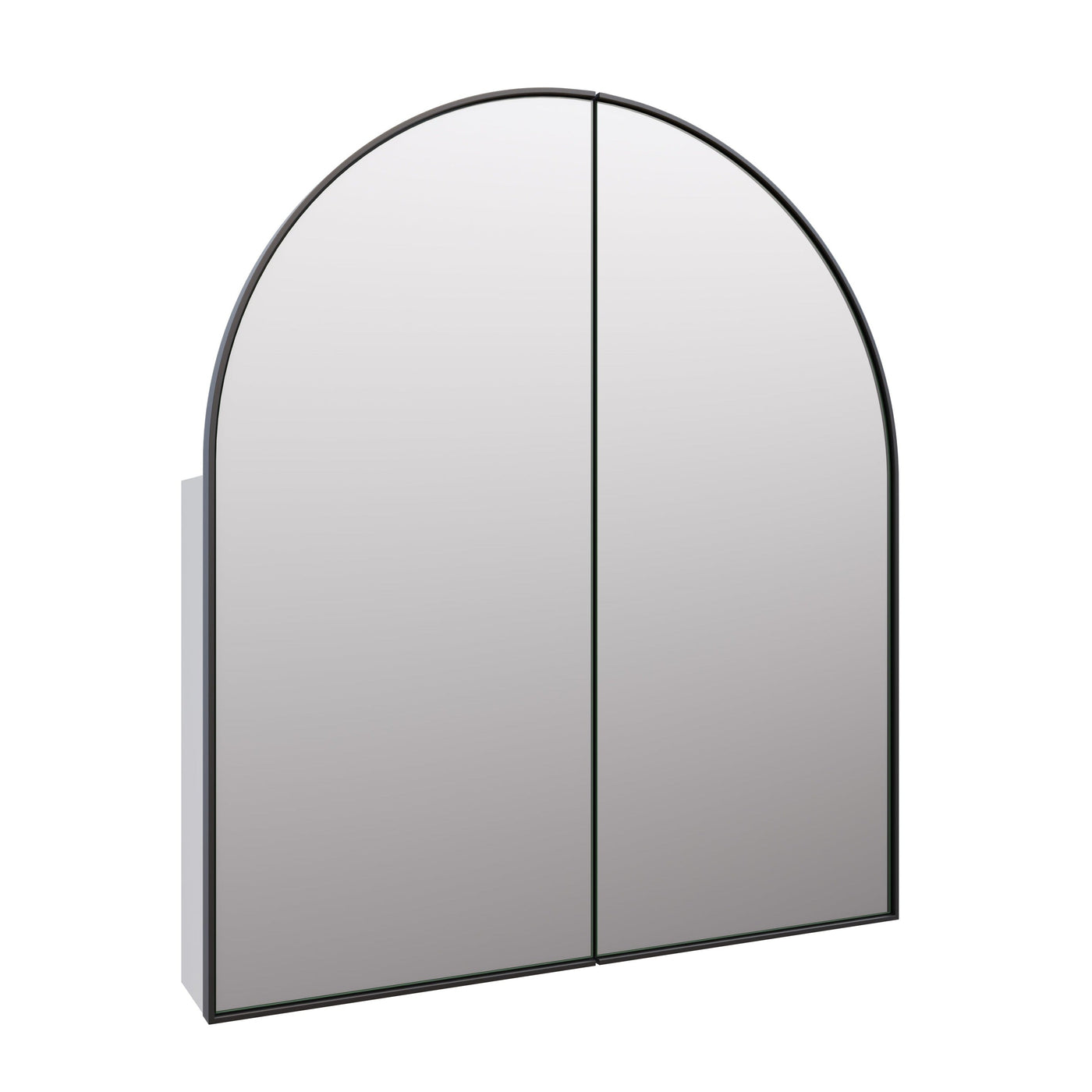 Arch Mirror Cabinet | 860 x 760 | Matte Black